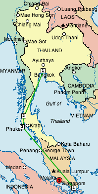 Thailand Malaysia